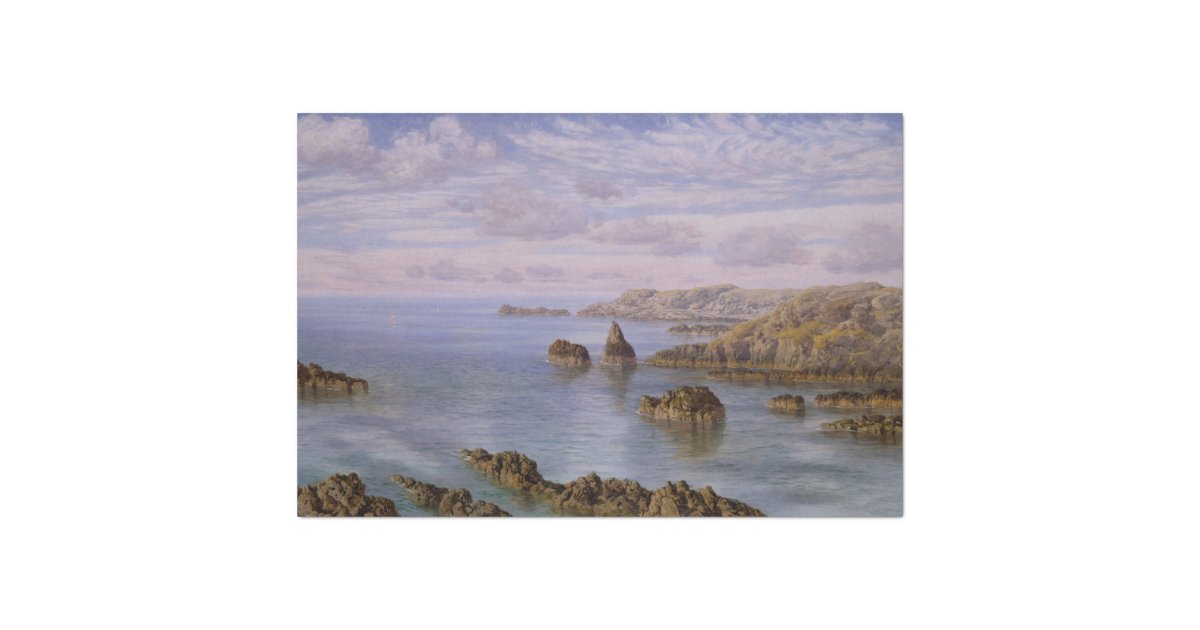 Vintage Sea Shore Antique Ocean Coast Decoupage Tissue Paper Zazzle