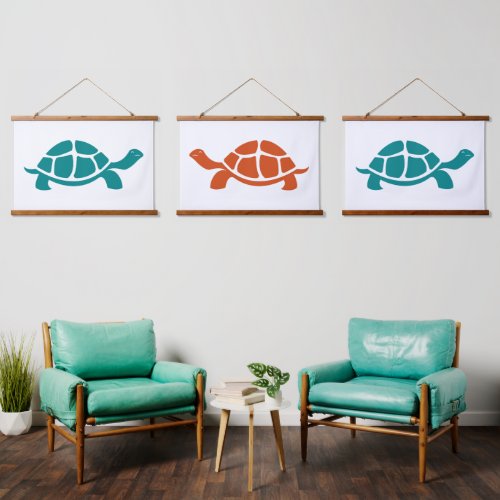 Vintage Sea Turtle Hanging Tapestry