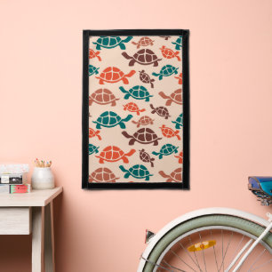 Vintage Sea Turtle Pennant