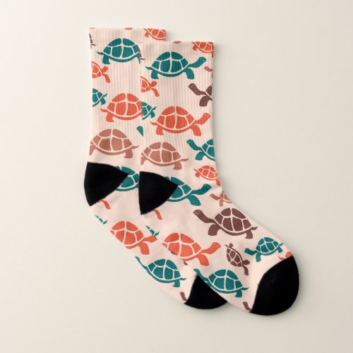 Vintage Sea Turtle Socks