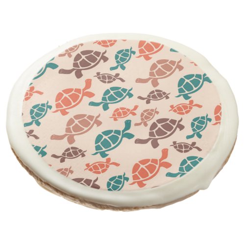 Vintage Sea Turtle Sugar Cookie