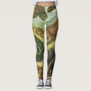 turtle print leggings