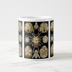 Vintage Sea Urchins Sand Dollars by Ernst Haeckel Large Coffee Mug