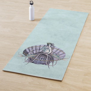 Vintage Sea Witch Collage   Yoga Mat