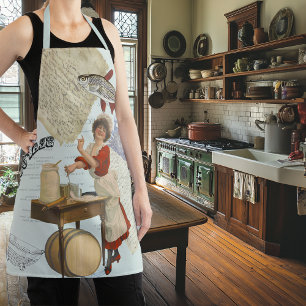 Vintage Seafood Cooking Apron