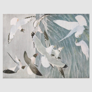 Vintage Seagull Ocean Bird Beach Decoupage Tissue Tissue Paper