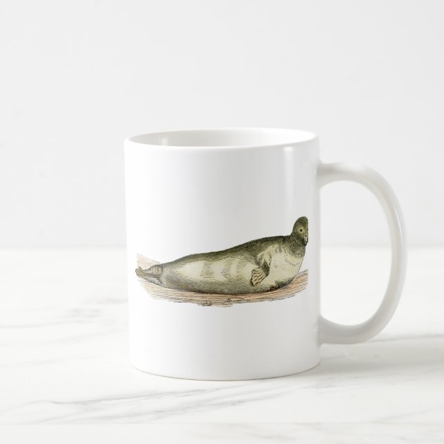 Vintage Seal Coffee Mug (Right)