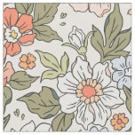 Vintage seamless floral pattern Liberty style Fabric