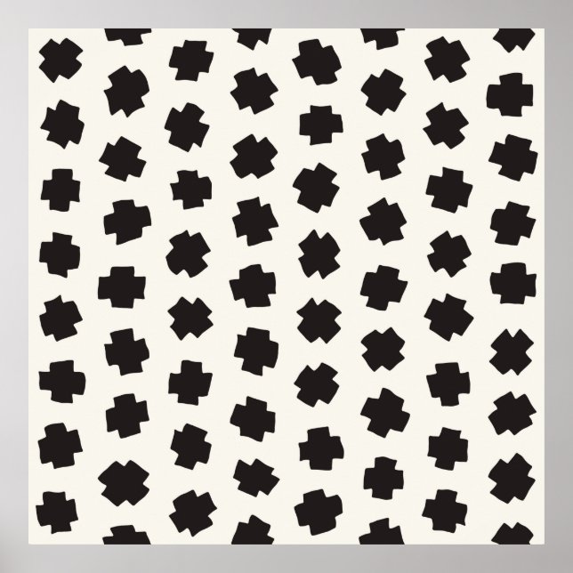 Vintage Seamless Pattern. Abstract Background With Poster (Front)