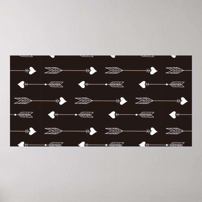 vintage seamless pattern. Abstract background with Poster (Front)