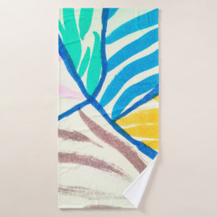 vintage Seamless Pattern in Ethnic Style. Creative Bath Towel