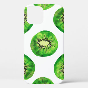 vintage Seamless pattern kiwi illustration hand dr iPhone 12 Case