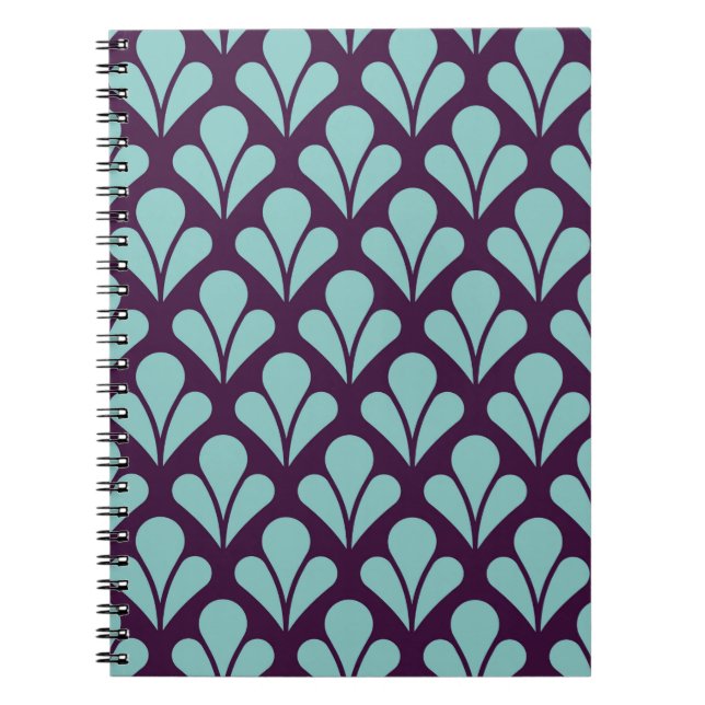 Vintage Seamless pattern. Stylish abstract art dec Notebook (Front)