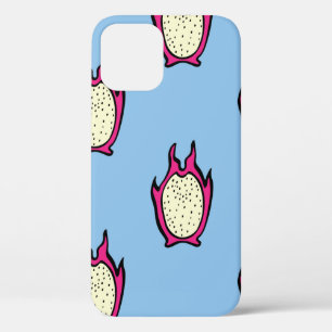 Vintage seamless pattern with hand drawn dragon fr iPhone 12 case