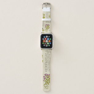 Vintage seamless pattern with handwritten text Lor Apple Watch Band