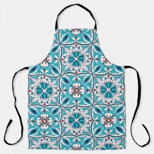 vintage seamless texture. Beautiful colored patter Apron