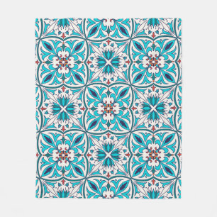 vintage seamless texture. Beautiful colored patter Fleece Blanket