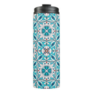 vintage seamless texture. Beautiful colored patter Thermal Tumbler