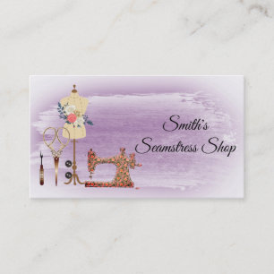 Vintage Seamstress Business Card