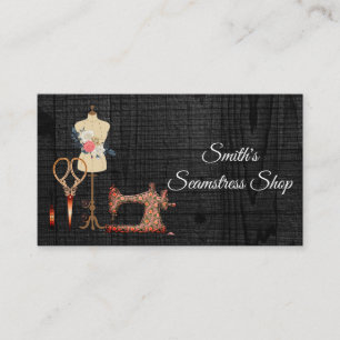 Vintage Seamstress Business Card