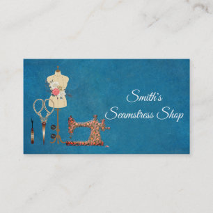 Vintage Seamstress Business Card