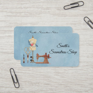 Vintage Seamstress Business Card