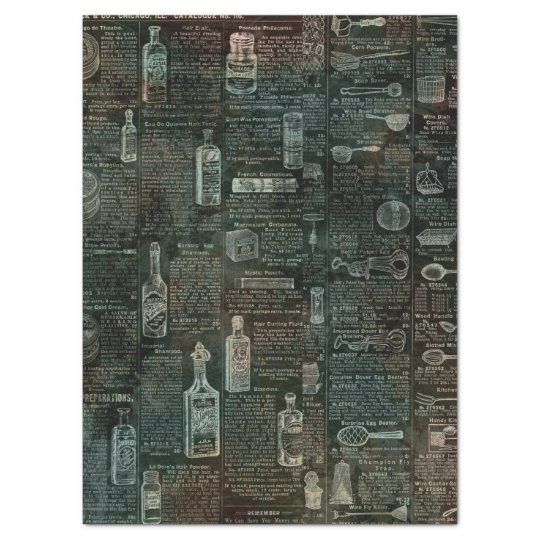 Vintage Sears Catalog ads pg from 1906 Shabby Chic Tissue Paper