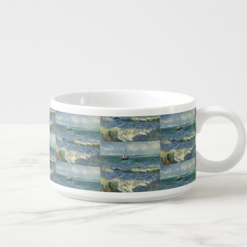 Vintage Seascape near Les Saintes_Maries_de_la_Me Bowl