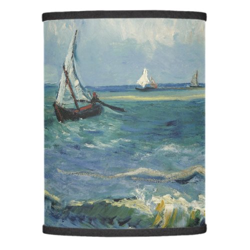 Vintage Seascape near Les Saintes_Maries_de_la_Mer Lamp Shade