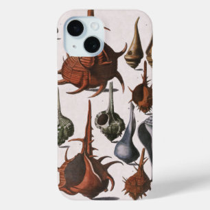 Vintage Seashells, Ocean Sea Shells Marine Life iPhone 15 Case