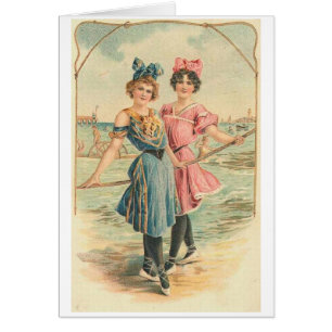Vintage Seashore Beauties, Cards