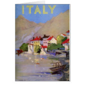 Vintage Seaside Village Italy Tourism (Front)
