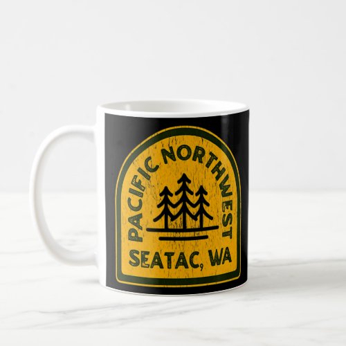 Vintage Seatac Washington PNW Pacific Northwest  Coffee Mug