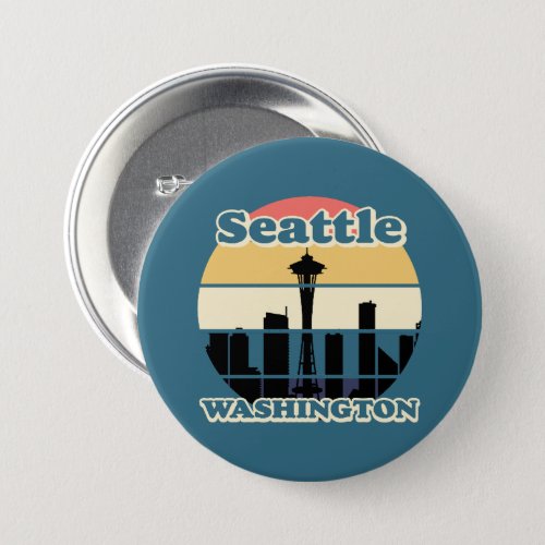 Vintage  Seattle Washington Button