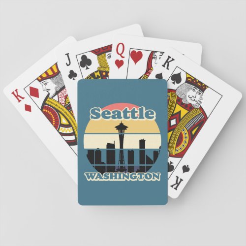 Vintage  Seattle Washington Poker Cards
