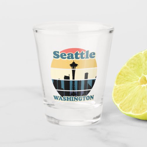 Vintage  Seattle Washington Shot Glass