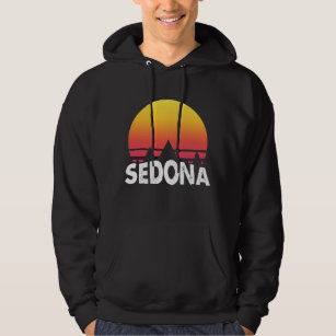 Vintage Sedona Arizona Retro Desert Sunset Hoodie