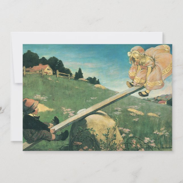 Vintage See Saw Margery Daw, Jessie Willcox Smith (Front)