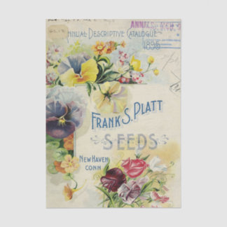 Vintage Seed Catalog, 1895, Descriptive Annual Tissue Paper