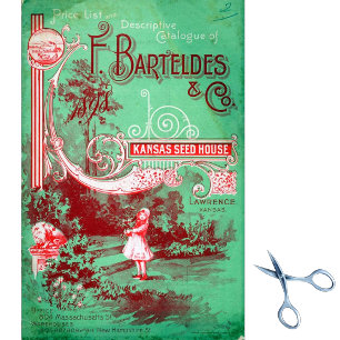 Vintage Seed Catalog Barteldes Kansas Seed Tissue Paper