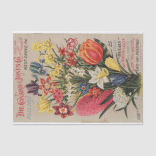 Vintage Seed Catalog Conard and Jones Co. 1897 Tissue Paper