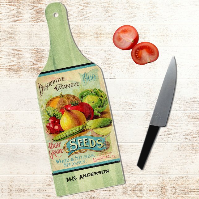 Vintage Seed Catalog  Cutting Board (Creator Uploaded)