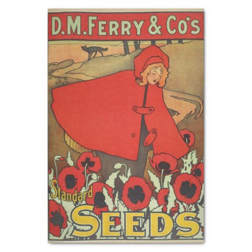 Vintage Seed Catalog DM Ferry Seeds Tissue Paper