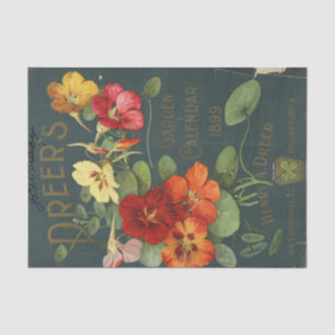 Vintage Seed Catalog Dreer's Garden Calendar, 1899 Tissue Paper