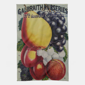Vintage Seed Catalog Galbraith Nurseries Tea Towel