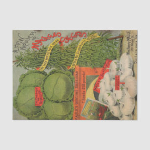 Vintage Seed Catalog Maule's Seeds Tissue Paper