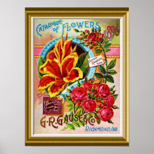 Vintage Seed Catalog Poster