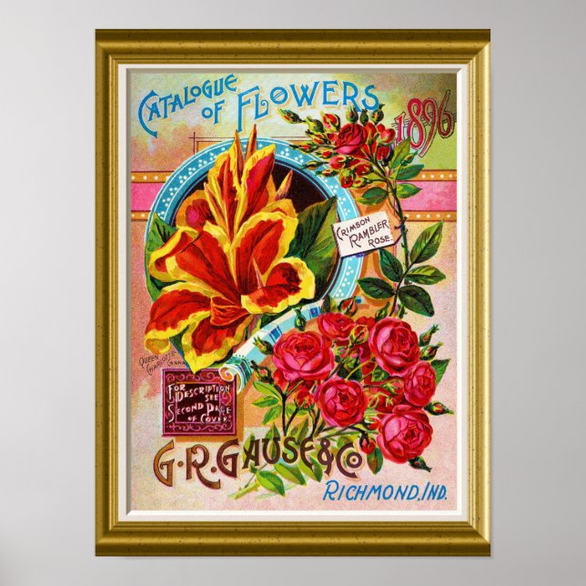 Vintage Seed Catalog Poster (Front)