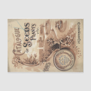 Vintage Seed Catalog Schegel 1895 Tissue Paper