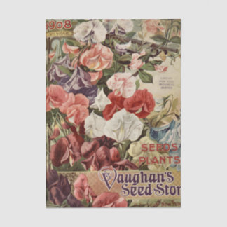 Vintage Seed Catalog, Vaughan's Store, 1908 Tissue Paper